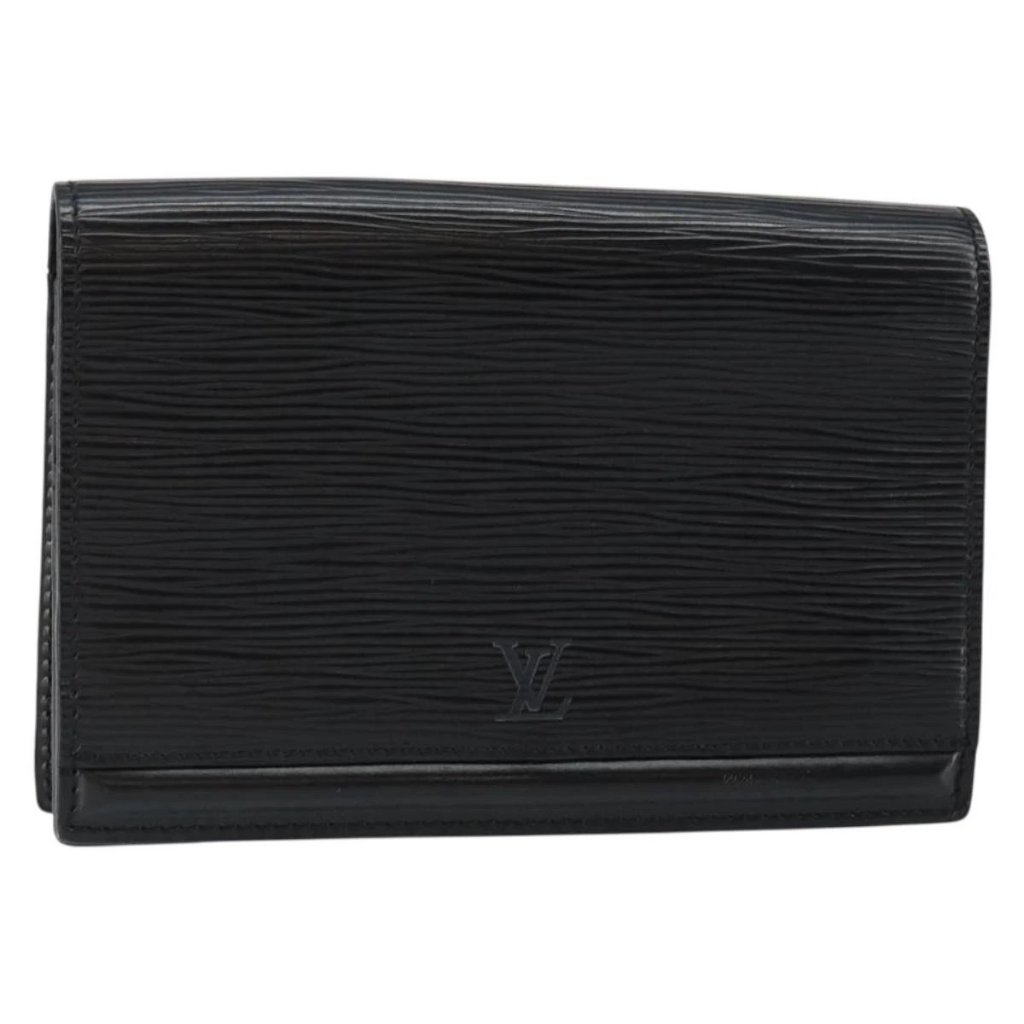 Louis Vuitton Epi Pochette Ceinture Waist Bag Black M52602 Lv Auth Ep11253